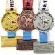 Sport Gold Marathon Award Souvenirs 3d Zinc Alloy Metal Running Medal With