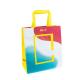 Eco  8 Color Flexo Printing Personalized Paper Bags With Handles