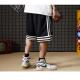 Niche Trend Striped Men Streetwear Shorts Breathable Spandex Basketball Pants