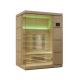Ceramic Heater Far Infrared Home Sauna Room with Tempered Glass Door