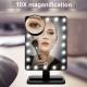 20LED 360degree Moving Led Strip Lights Around Mirror For Makeup 10x
