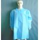 Nonwoven 35g Disposable Lab Coats Bulk With Press Buttons