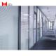 83mm Aluminum Frame Double 12mm Glass Partition Fireproofing