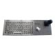 800DPI IP68 Stainless Steel Joystick Keyboard With Trackball Mouse