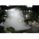 Electric Smoking Water Fog Fountain , Large Misting Fountains With Lights