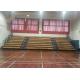 Durable / Generous Wood Bleacher Seating , Retractable Gym Seating For Sport Hall