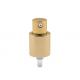 Gold Plastic Treatment Pump Non Spill Cosmetic Pump Dispenser