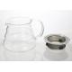 600ml Clear Drip Coffee Glass Carafe With Thickened Glass Long Service Time