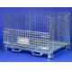 Stackable logistic storage large rectangular steel wire mesh cages