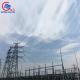 110kV 220kV 500kV Substation Gantry Structure Power Line Electricity Transmission Q420