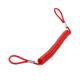 Multipurpose Double Loops End Spiral Elastic Cord Coiled Lanyard Cord