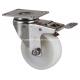 Stainless Steel Plate Brake Caster S3424-23 4 Wheel 90kg Load Capacity for Heavy Duty