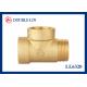 Female X Female X Male 1 Tee Brass Threaded Fittings