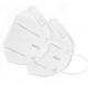 White Color KN95 Face Mask , Disposable Dust Masks Low Breath Resistance