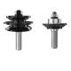 2 PCS Ogee Rail And Stile Router Bits For Cabinet Doors With Glass Inserts