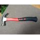 8OZ-24OZ Steel claw hammer(XL0038) with polishing surface, double colors rubber handle and good price