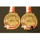 Customised 3D Mold Relief Soft Enamel Medals Personlized Shape 60*3MM