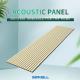 100% Polyester+MDF With Veneer Acoustic Board Square Shape Soundproofing
