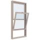 Customizable Color Stainless Steel Frame Aluminum Double Glazed Windows for Benefit