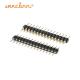 180 Degree Electronic Connectors Machined Pin Header 15Pin Male Connector