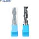 1/4 Carbide CNC Router Bits / 2 Flute End Mill Tools 25mm For Wood Working