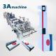 Food Packaging Machine Suitable Box Automatic Carton Folder Gluer with Paper Material