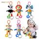 Car Hanging Early Education Animal Plush Toys Baby Cart Hanging Bell