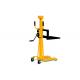 Lightweight LS80 LS150 Manual Winch Stacker With Adjustable Fork Capacity 150Kg