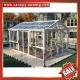 outdoor backyard prefabricated solar aluminum glass sun house sunroom enclosure cabin shed for sales