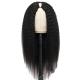 Long Human Hair V Part Wig 30Inch Kinky Straight Raw Hair Brazilian Remy Perruque