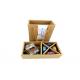 Eco friendly Kraft Paper Tea Packing Box Recycled Natural Tea Set