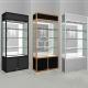 47in Long Shop Glass Display Showcase Cabinet Melamine Board With T5 LED Light