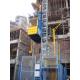 Blue Twin Cage Construction Material Hoists for Building SC200