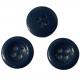 Dark Blue 20L Urea Buttons For Luxury Clothing Fireman Uniform