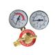 Max. Outlet Pressure 10 Bar Customizable Brass Dual Stage Gas Regulator for Welding