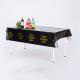 Stylish Rectangle Black Disposable Tablecloths For Banquets Weddings And Parties