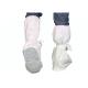 Microporous Waterproof Boot Covers With PVC Sole , Protective SF Disposable Boot