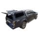 Black Toyota Tundra Pickup Bed Cover with Trunk Mount and Aluminium Construction