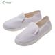 Cleanroom anti-static canvas esd shoes with PU sole lint-free white color for electronic company