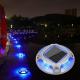 White Solar Dock Light With 400 Lumens Brightness 2.2 Pounds