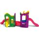 plastic outdoor play house small children slide play set for toddler to play