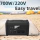 700W Power Station Portable Solar Generator for Outdoor Emergency and Lithium Battery