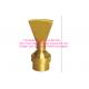 Gold Adjustable Fan Fool Water Fountain Heads Brass And Stainless Steel