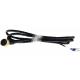 Black Exhaust Valve Four Core Cable 300V 1.7M Industrial Wiring Harness Cable