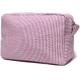 lightweight durable handle design Cosmetic Bag Travel Pouch - Large Makeup Organizer Bag Zipper Purse Toiletry Bag