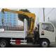 XCMG 2T Hydraulic Arm  safety construction crane, Knuckle Boom Truck Crane