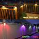 IP65 Waterproof Solar Fence Lights Outdoor LED Lamp For Steps Fence Railing Stairs