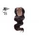 Natural Body Wave Clip In Closure Hair Piece , Virgin Remy Lace Front Closure Piece