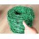 12x14 Green PVC Coated Barb Wire Roll Concertina Wire Mesh High Strength