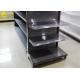 Large Scale Supermarket Storage Racks With Fence Cold Rolled Steel Dark Gray